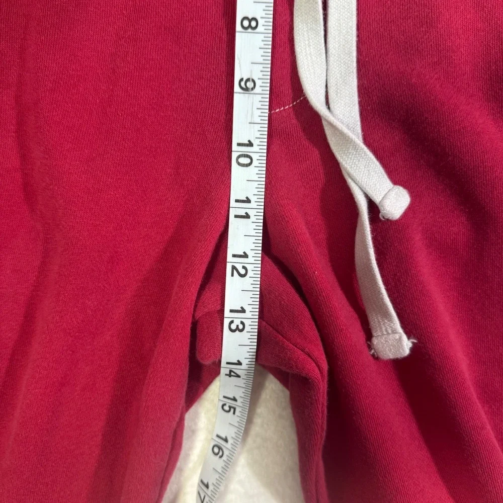 True Religion Mens Red Horseshoe Logo Jogger Sweatpants XL Red Fleece Pants